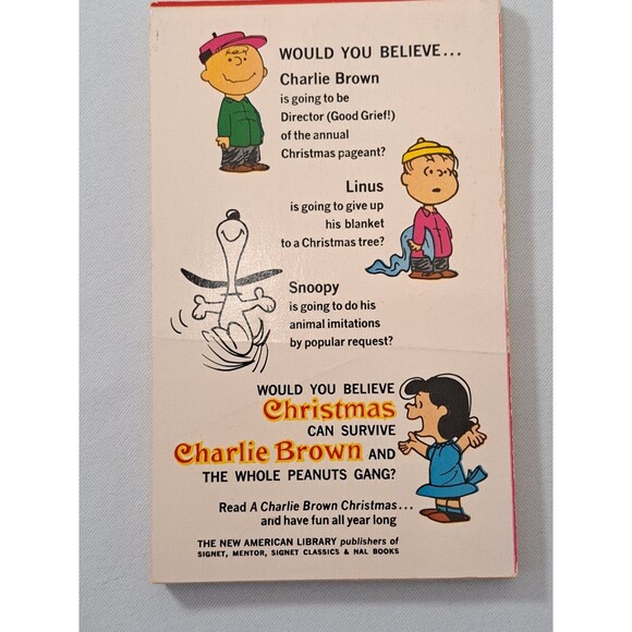 VTG 1965 Charlie Brown Christmas & 1970 You're So Smart Snoopy Paperback Schultz - Picture 9 of 16